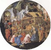 Filippo Lippi,Adoration of the Magi Sandro Botticelli